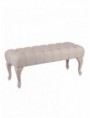 BANQUETA CAPITONÉ NATURAL 99 X 38 X 40 CM