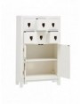 MUEBLE AUXILIAR BLANCO DM-MADERA 63 X 26 X 104 CM