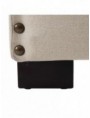 CABECERO CAPITONÉ CREMA TEJIDO-MADERA 160 X 10 X 130 CM