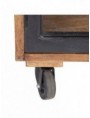 APARADOR NEGRO-NATURAL MADERA DE MANGO 160 X 35 X 71 CM
