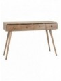 CONSOLA 4 CAJONES NATURAL DM-MADERA 110 X 40 X 78 CM