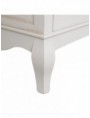 CÓMODA 6 CAJONES BLANCO-NATURAL 100 X 40 X 80 CM
