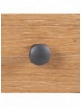MESITA NEGRO-NATURAL METAL / MADERA 50 X 38 X 50 CM