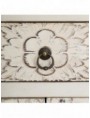 MESITA BLANCO ROZADO 45 X 26 X 69 CM