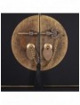 CONSOLA 4 PUERTAS Y 3 CAJONES NEGRO 95 X 26 X 90 CM
