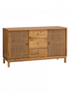 APARADOR MIEL MADERA MINDI 150 X 43 X 85 CM