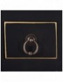 CONSOLA 4 PUERTAS Y 3 CAJONES NEGRO 95 X 26 X 90 CM
