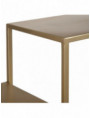 VITRINA NEGRO METAL-CRISTAL SALÓN 80 X 30 X 131 CM