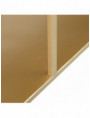 VITRINA NEGRO METAL-CRISTAL SALÓN 80 X 30 X 131 CM
