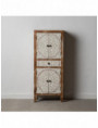CONSOLA 3 CAJONES BLANCO-NATURAL 110 X 40 X 78 CM