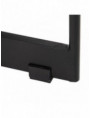 MUEBLE AUXILIAR NEGRO-NATURAL 60 X 38 X 102 CM