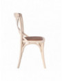 SILLA CREMA MADERA DE OLMO 46 X 42 X 87 CM