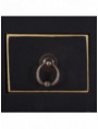 CONSOLA 4 PUERTAS Y 3 CAJONES NEGRO 95 X 26 X 90 CM