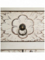 MESITA BLANCO ROZADO 45 X 26 X 69 CM