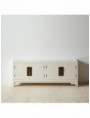 MUEBLE AUXILIAR BLANCO DM-MADERA 130 X 24 X 50 CM