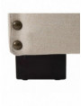 CABECERO CAPITONÉ CREMA TEJIDO-MADERA 160 X 10 X 130 CM