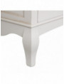 CÓMODA 6 CAJONES BLANCO-NATURAL 100 X 40 X 80 CM