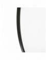 ESPEJO ESTANTE NEGRO METAL-CRISTAL 120 X 10 X 70 CM