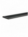 ESPEJO ESTANTE NEGRO METAL-CRISTAL 120 X 10 X 70 CM