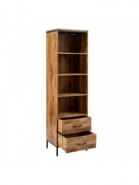 ESTANTERÍA NATURAL MADERA DE MANGO 55 X 40 X 190 CM