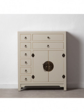MUEBLE AUXILIAR TAUPE DM ''ORIENTE'' 73 X 26 X 90 CM