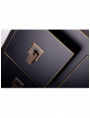 MUEBLE AUXILIAR 15 CAJONES NEGRO-ORO 63 X 26 X 104,50 CM