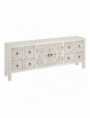MUEBLE 8 CAJONES BLANCO ROZADO 130 X 24 X 50,50 CM