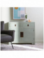 MUEBLE RECIBIDOR VERDE CLARO DM-MADERA 90 X 26 X 78 CM