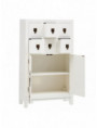 MUEBLE AUXILIAR BLANCO DM-MADERA 63 X 26 X 104 CM