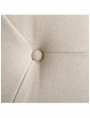 CABECERO CAPITONÉ CREMA TEJIDO-MADERA 160 X 10 X 130 CM