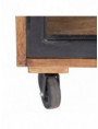 APARADOR NEGRO-NATURAL MADERA DE MANGO 160 X 35 X 71 CM