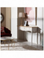 CONSOLA 3 CAJONES BLANCO-NATURAL 110 X 40 X 78 CM