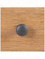 MESITA NEGRO-NATURAL METAL / MADERA 50 X 38 X 50 CM