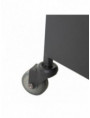 MUEBLE AUXILIAR NEGRO-NATURAL 60 X 38 X 102 CM