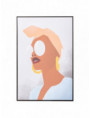 CUADRO IMPRESIÓN MUJER LIENZO 82,50 X 4,30 X 122,50 CM