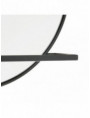 ESPEJO ESTANTE NEGRO METAL-CRISTAL 90 X 10 X 50 CM