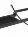 ESPEJO ESTANTE NEGRO METAL-CRISTAL 120 X 10 X 70 CM