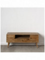 MUEBLE TV 2 PUERTAS Y 1 CAJÓN NATURAL 120 X 40 X 50 CM