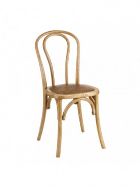 SILLA NATURAL MADERA DE OLMO 42 X 41 X 89 CM