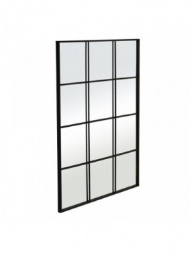ESPEJO VENTANA METAL-CRISTAL DECORACIÓN 90 X 3 X 120 CM