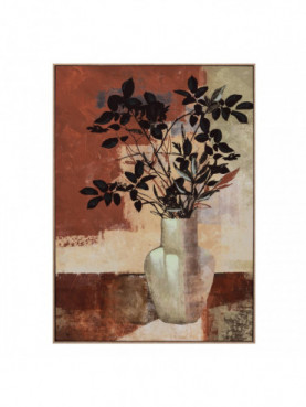 CUADRO PINTURA JARRÓN LIENZO DECORACIÓN 102,60 X 4,30 X 142,