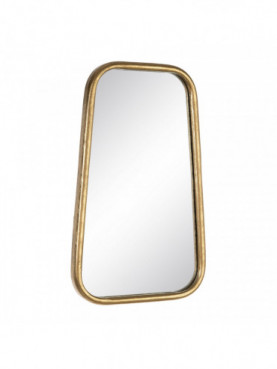 ESPEJO ORO METAL DECORACIÓN 22,50 X 2 X 40 CM