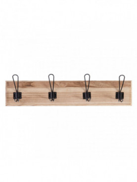 PERCHA PARED NATURAL DECORACIÓN 60 X 8,50 X 15 CM