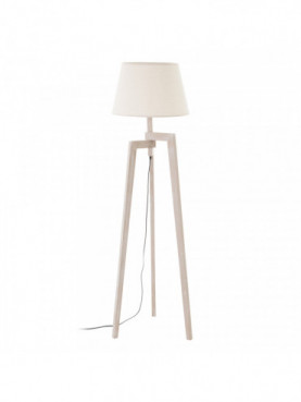 LÁMPARA SUELO MADERA 45 X 45 X 159 CM