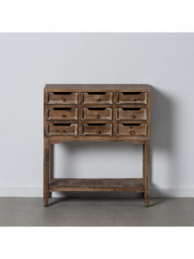 MUEBLE RECIBIDOR MADERA DE ABETO / MDF 80 X 36 X 90 CM