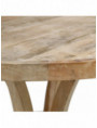 MESA COMEDOR NATURAL MADERA DE MANGO 85 X 85 X 76 CM