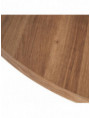 MESA COMEDOR NATURAL-BLANCO DM-METAL 120 X 120 X 76 CM