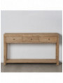 CONSOLA NATURAL MADERA MINDI ENTRADA 150 X 35 X 85 CM