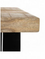 MESA COMEDOR NATURAL-NEGRO 160 X 80 X 76 CM