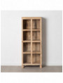 VITRINA BLANCO ROZADO MADERA DE MANGO 60 X 35,50 X 157,50 CM